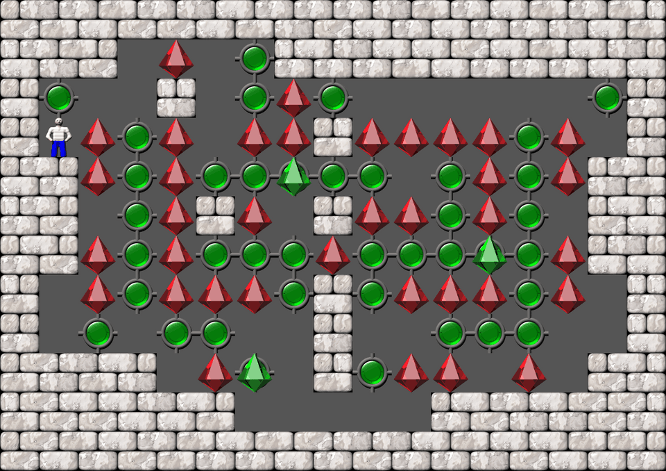Сокобан More Bugs collections уровень 604